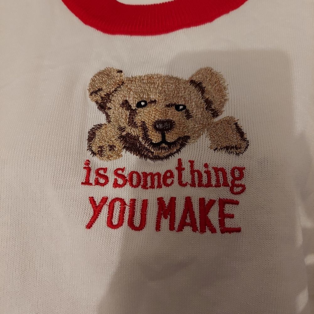 Bear Cropped Short-Sleeve Knit Top - Picture 3 of 5